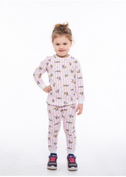 Vidoli хлопковая пижама для девочки G-21659W